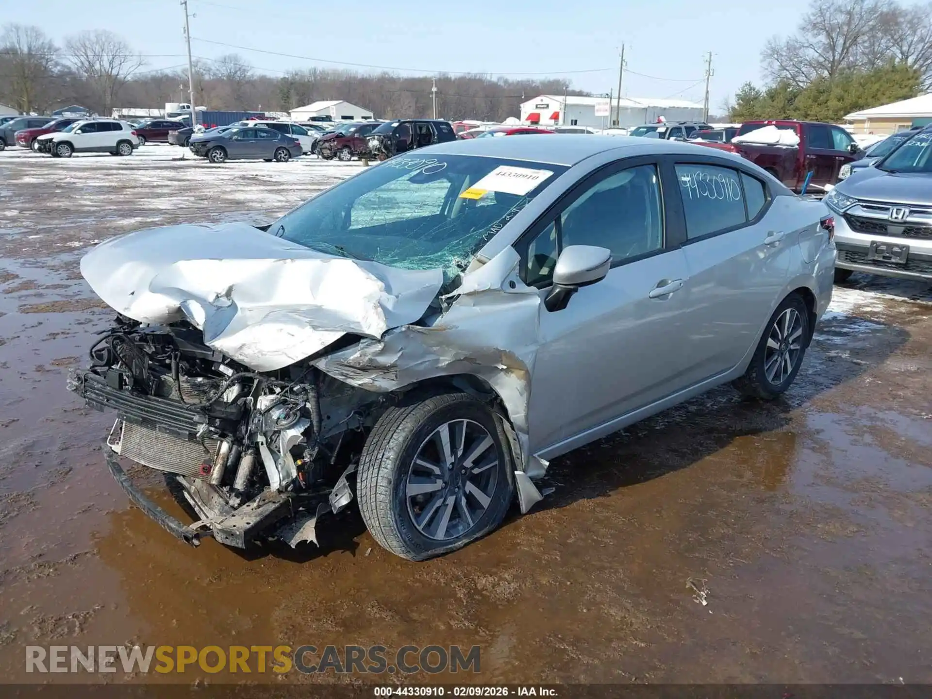 2 Photograph of a damaged car 3N1CN8EV1ML806975 NISSAN VERSA 2021