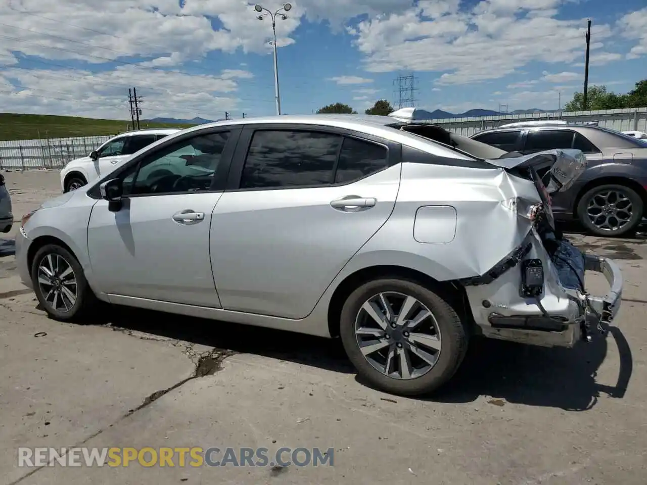 2 Photograph of a damaged car 3N1CN8EV1ML812145 NISSAN VERSA 2021