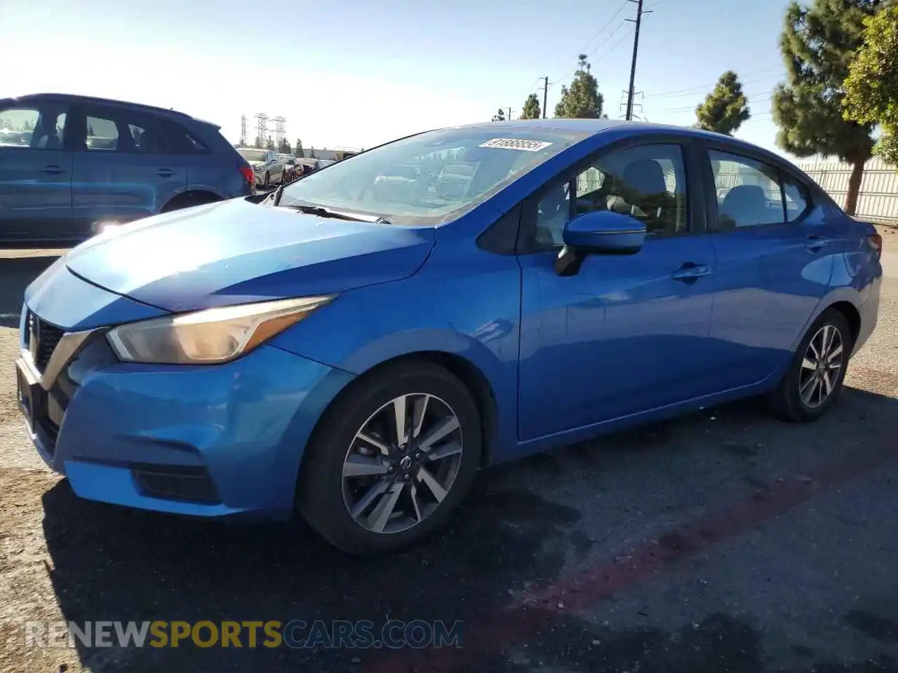 1 Photograph of a damaged car 3N1CN8EV1ML818138 NISSAN VERSA 2021