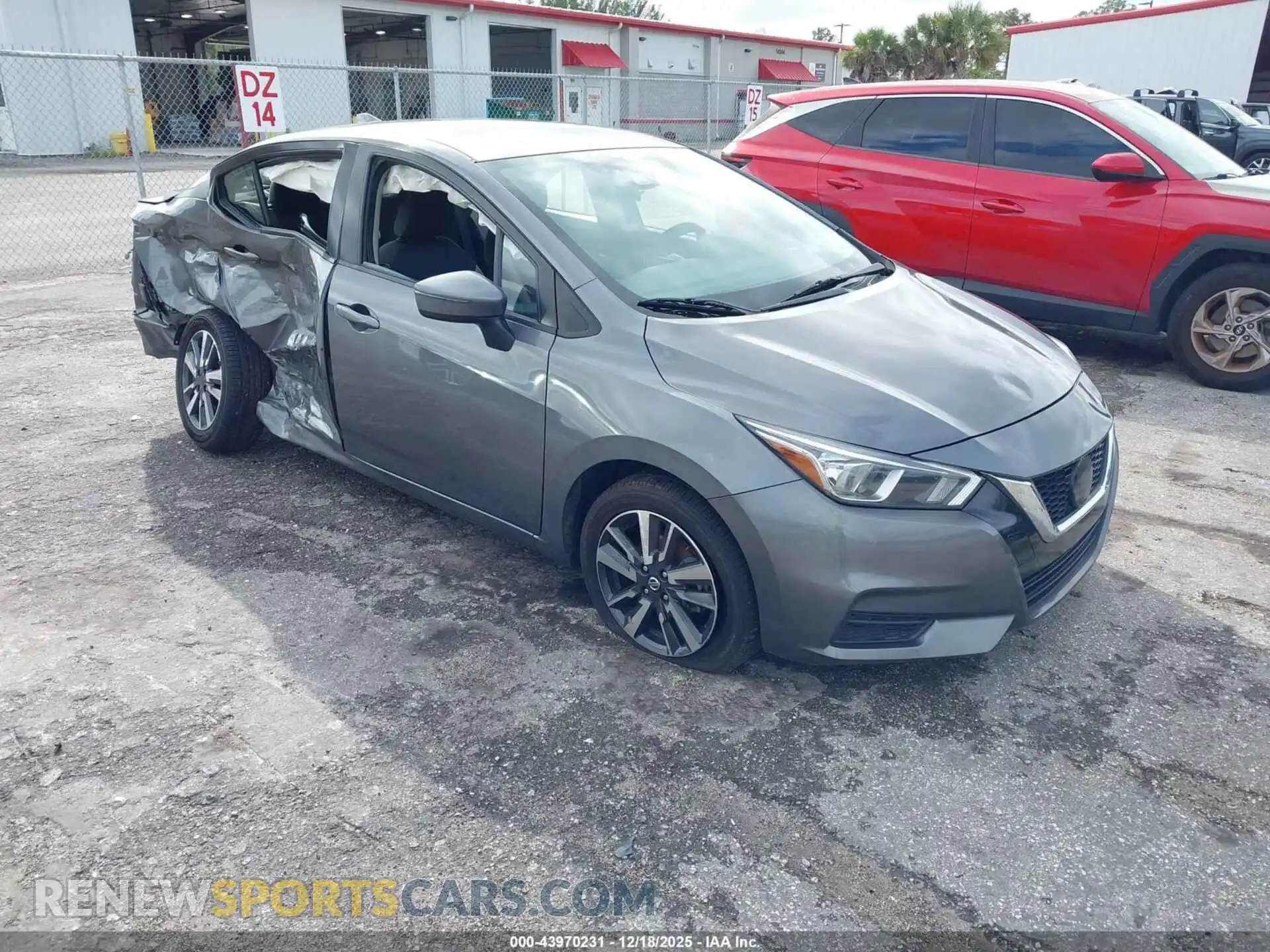 1 Photograph of a damaged car 3N1CN8EV1ML824005 NISSAN VERSA 2021