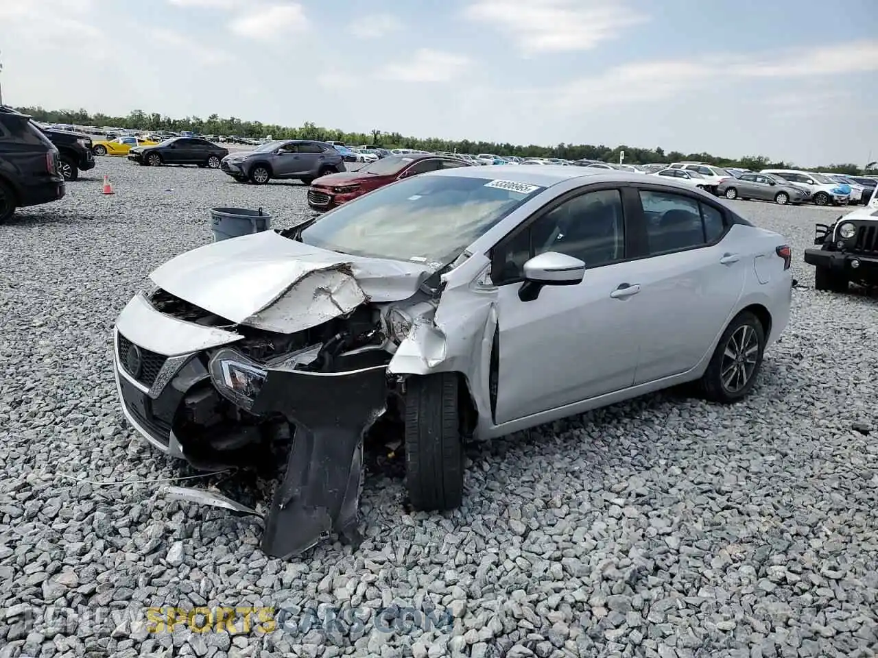 1 Photograph of a damaged car 3N1CN8EV1ML825297 NISSAN VERSA 2021