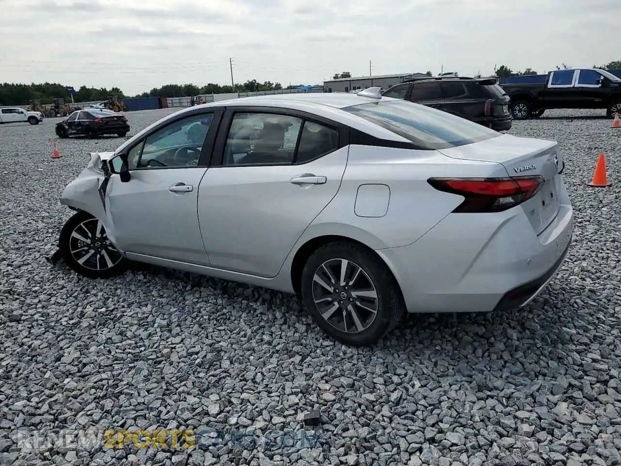 2 Photograph of a damaged car 3N1CN8EV1ML825297 NISSAN VERSA 2021