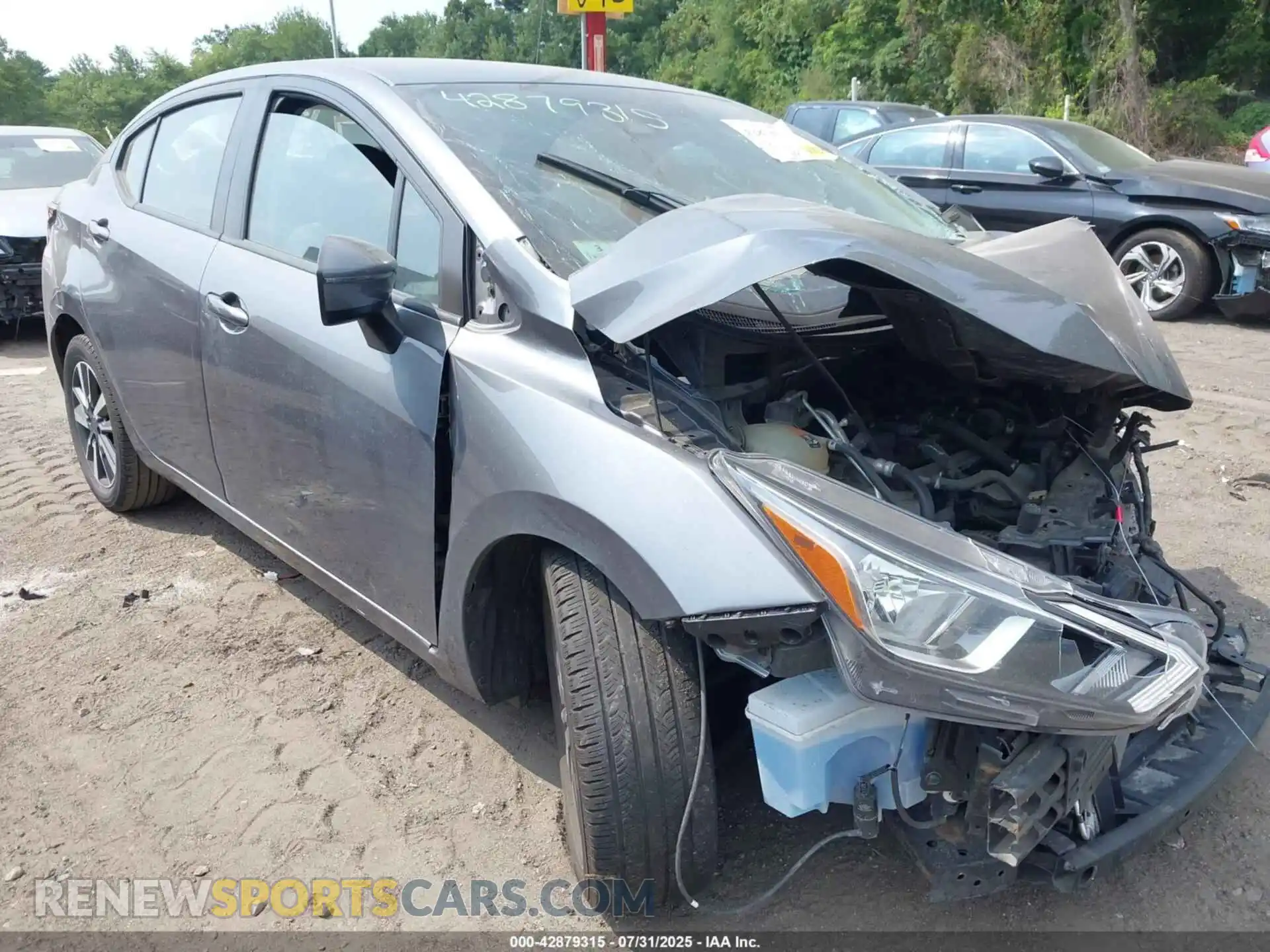 1 Photograph of a damaged car 3N1CN8EV1ML830953 NISSAN VERSA 2021