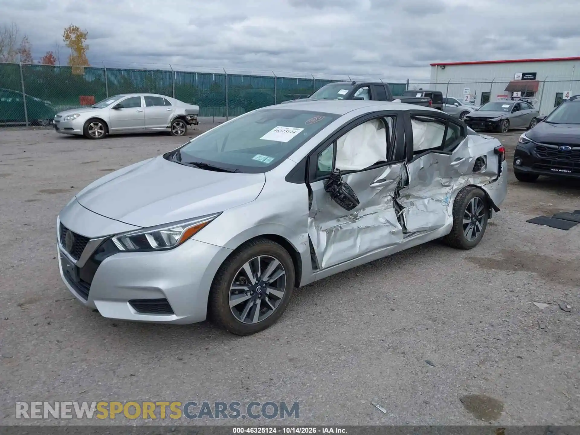 2 Photograph of a damaged car 3N1CN8EV1ML833965 NISSAN VERSA 2021