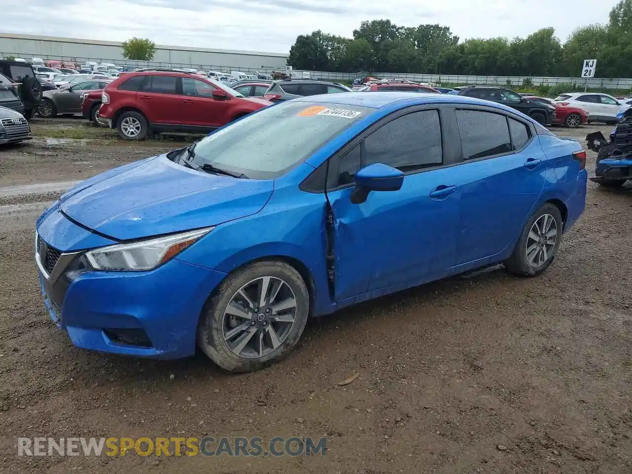 1 Photograph of a damaged car 3N1CN8EV1ML836378 NISSAN VERSA 2021