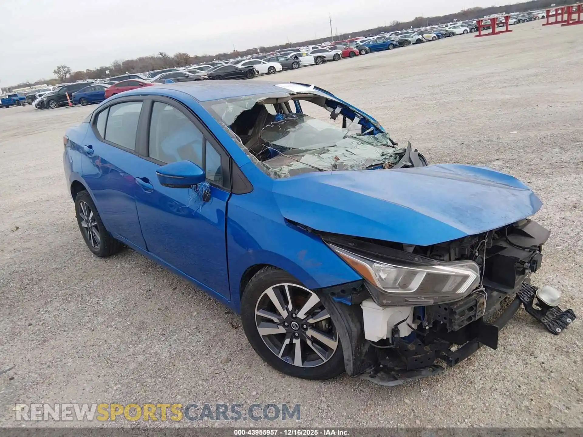 1 Photograph of a damaged car 3N1CN8EV1ML841399 NISSAN VERSA 2021
