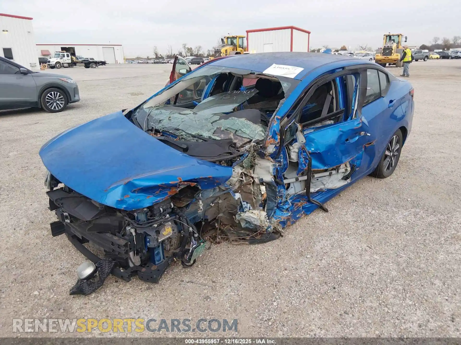 2 Photograph of a damaged car 3N1CN8EV1ML841399 NISSAN VERSA 2021