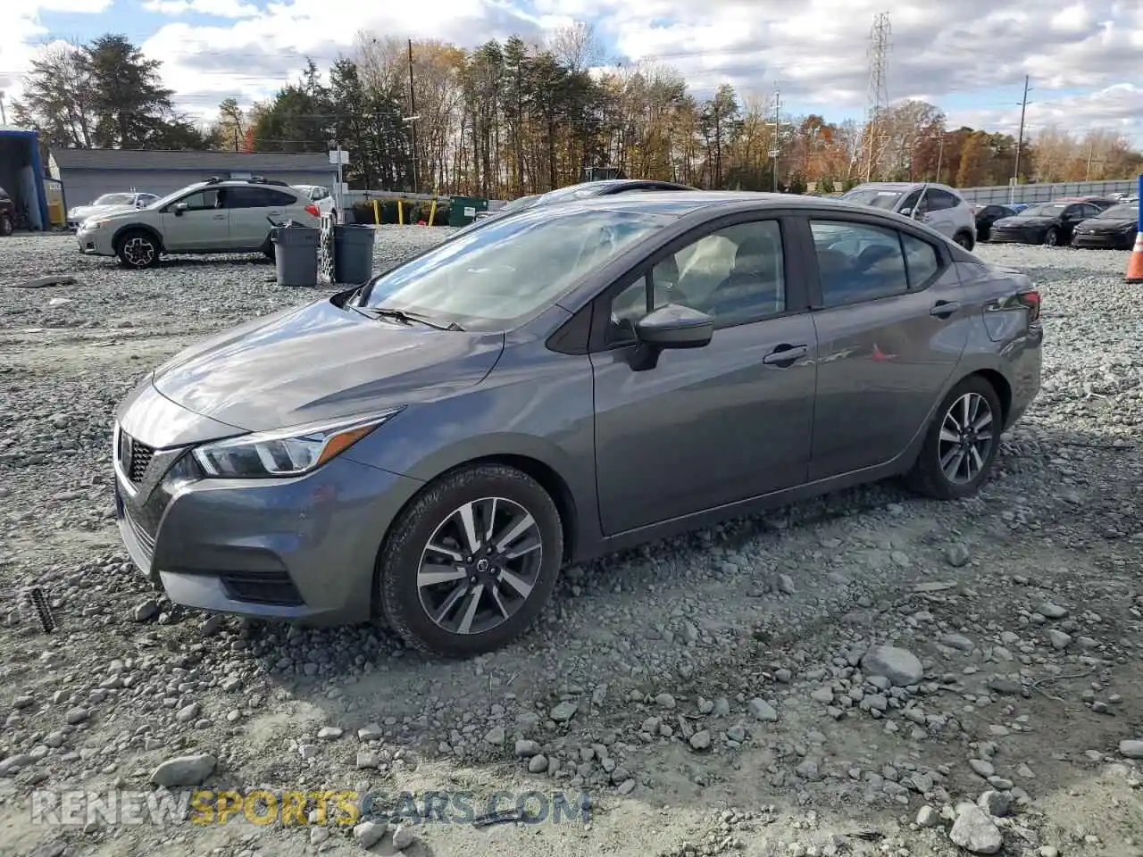 1 Photograph of a damaged car 3N1CN8EV1ML844609 NISSAN VERSA 2021