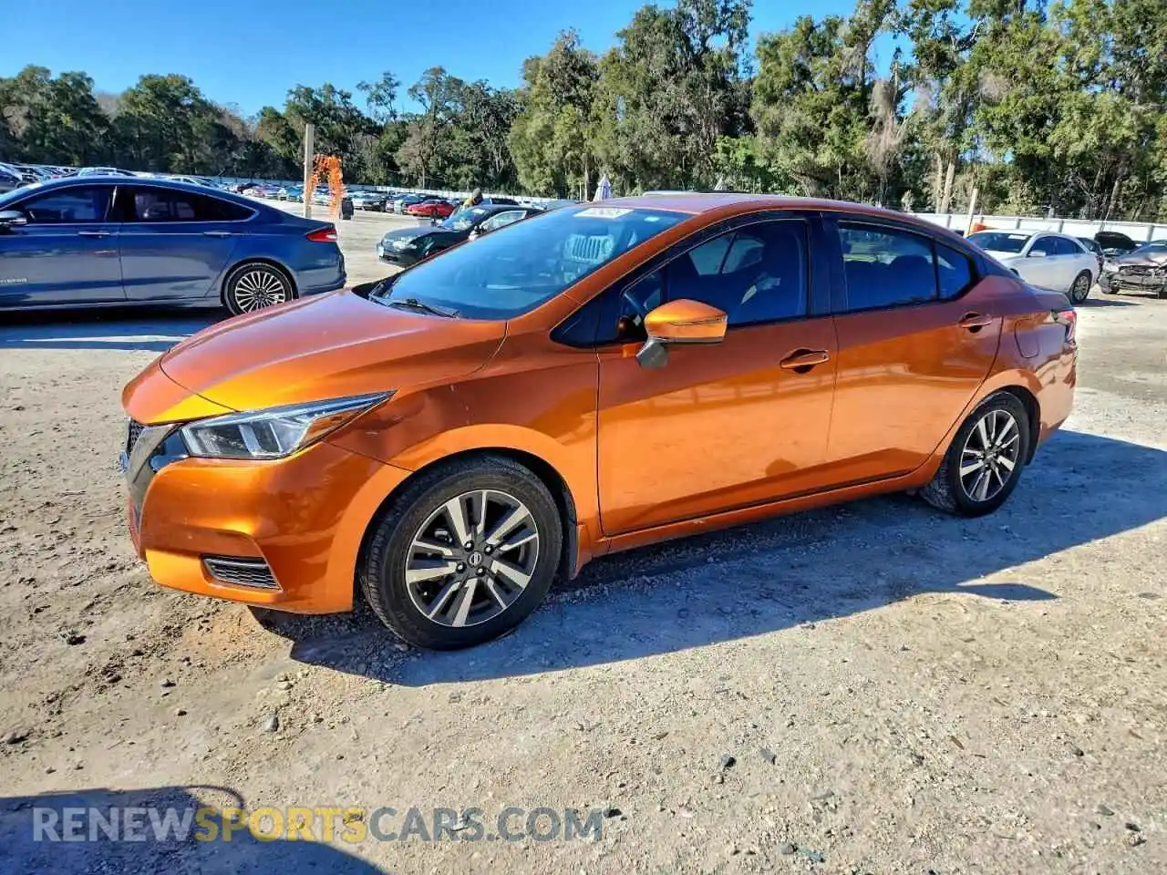 1 Photograph of a damaged car 3N1CN8EV1ML847378 NISSAN VERSA 2021