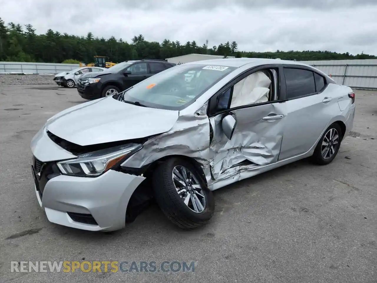 1 Photograph of a damaged car 3N1CN8EV1ML850541 NISSAN VERSA 2021