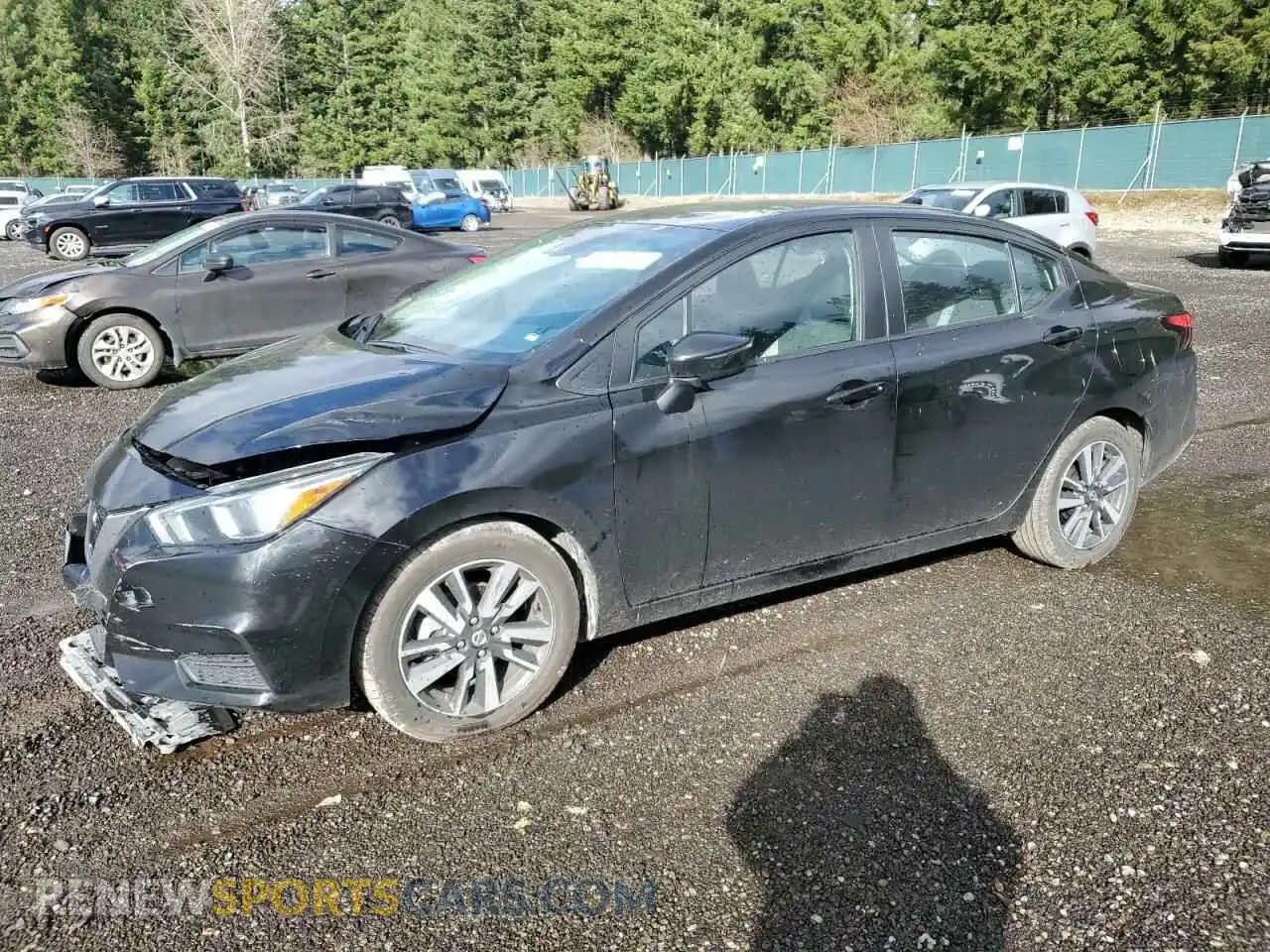 1 Photograph of a damaged car 3N1CN8EV1ML868344 NISSAN VERSA 2021