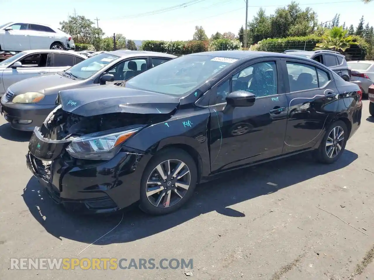 1 Photograph of a damaged car 3N1CN8EV1ML875794 NISSAN VERSA 2021