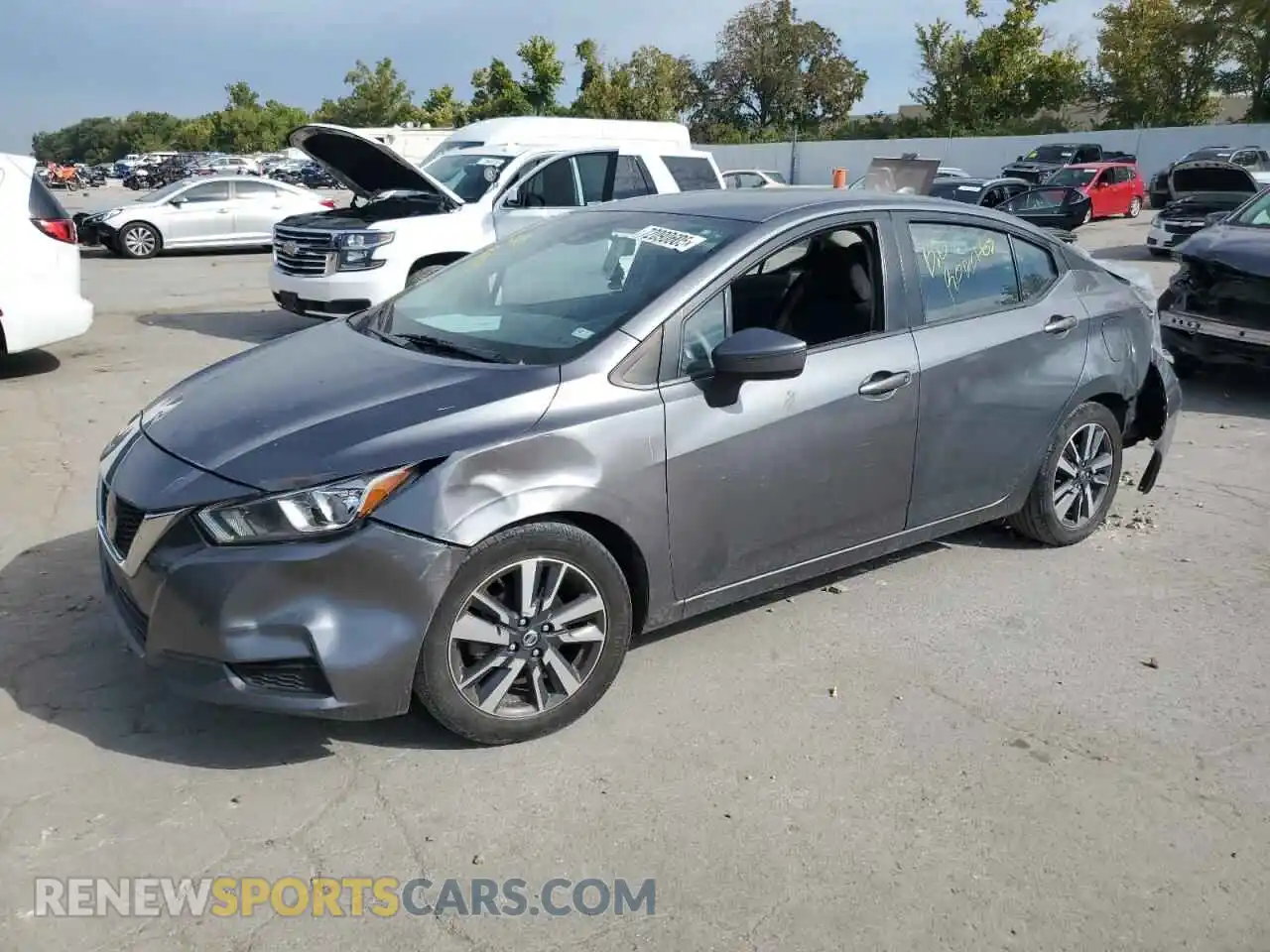 1 Photograph of a damaged car 3N1CN8EV1ML877545 NISSAN VERSA 2021