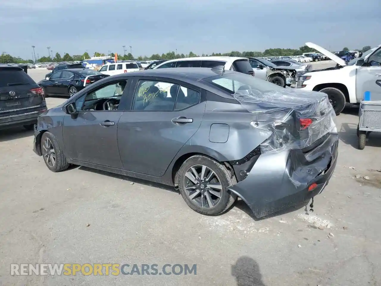 2 Photograph of a damaged car 3N1CN8EV1ML877545 NISSAN VERSA 2021