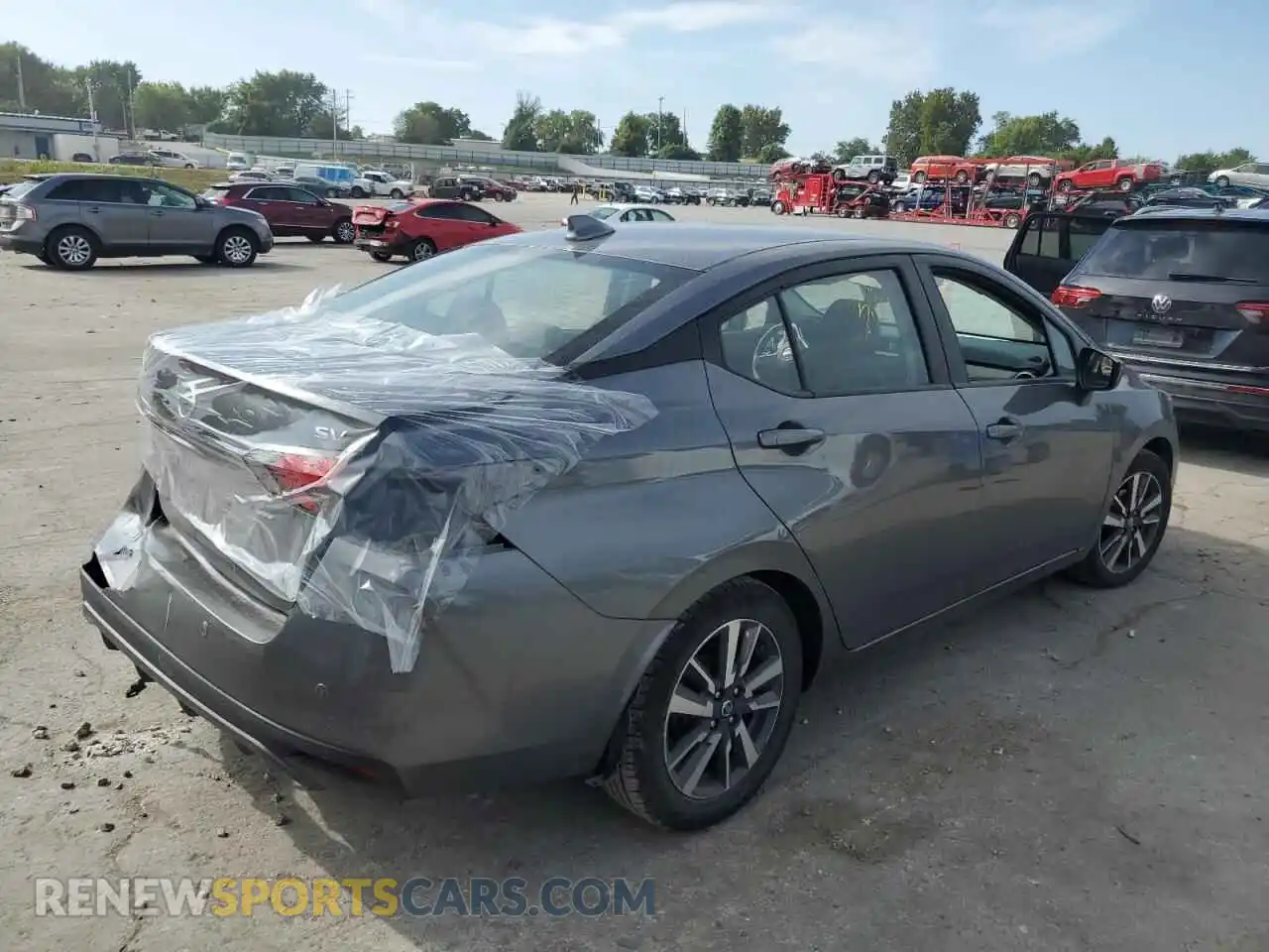 3 Photograph of a damaged car 3N1CN8EV1ML877545 NISSAN VERSA 2021