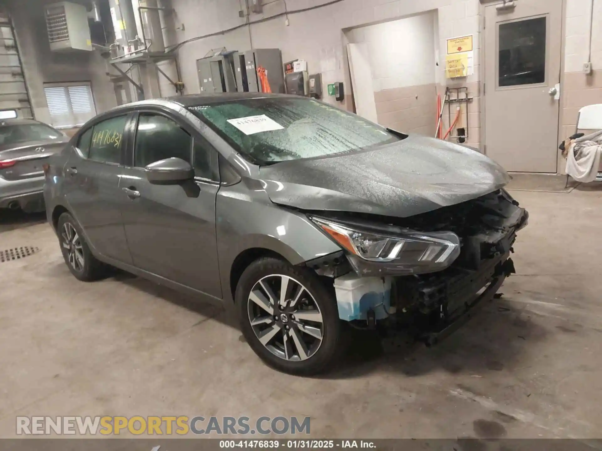 1 Photograph of a damaged car 3N1CN8EV1ML884169 NISSAN VERSA 2021
