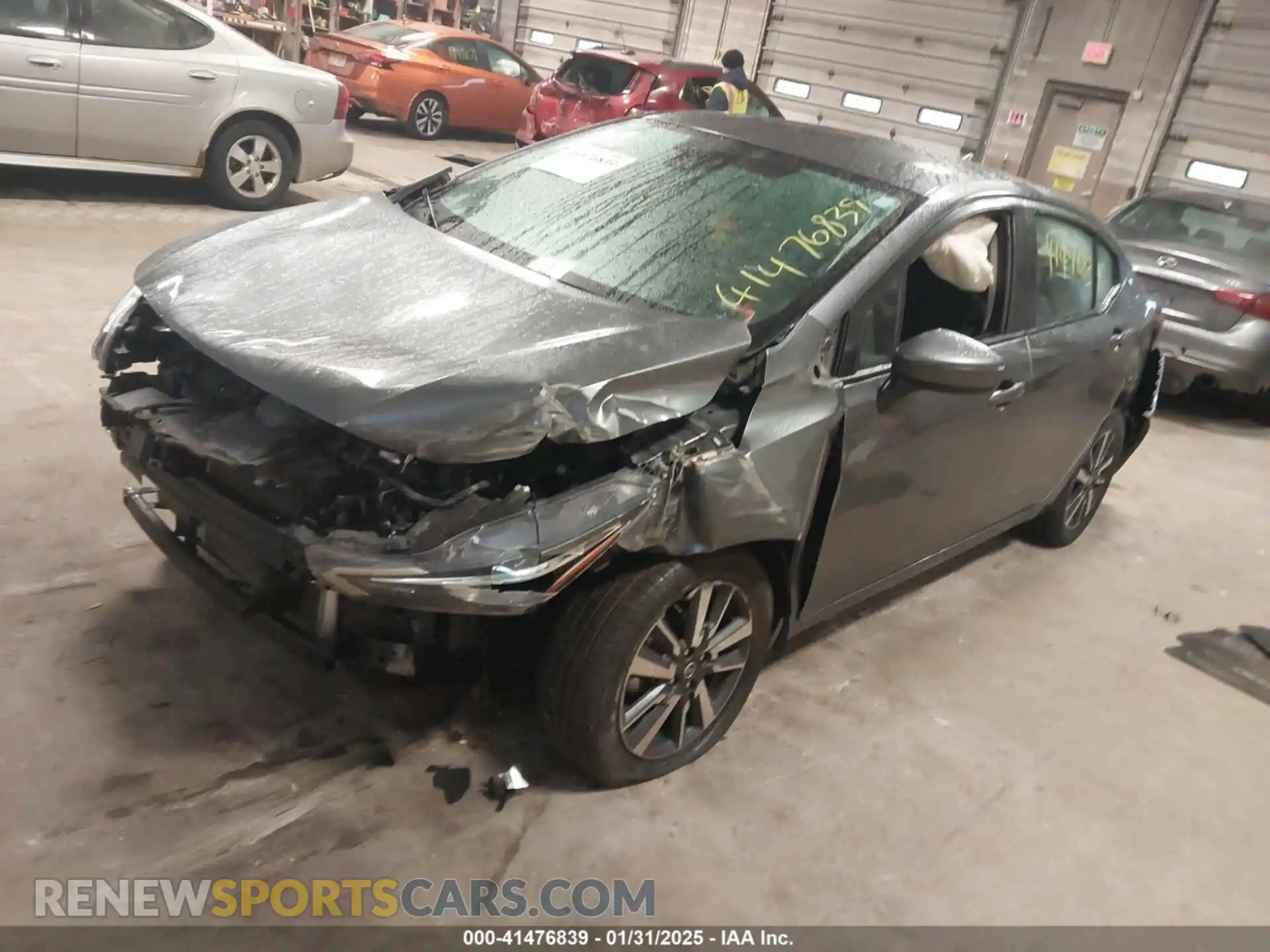 2 Photograph of a damaged car 3N1CN8EV1ML884169 NISSAN VERSA 2021