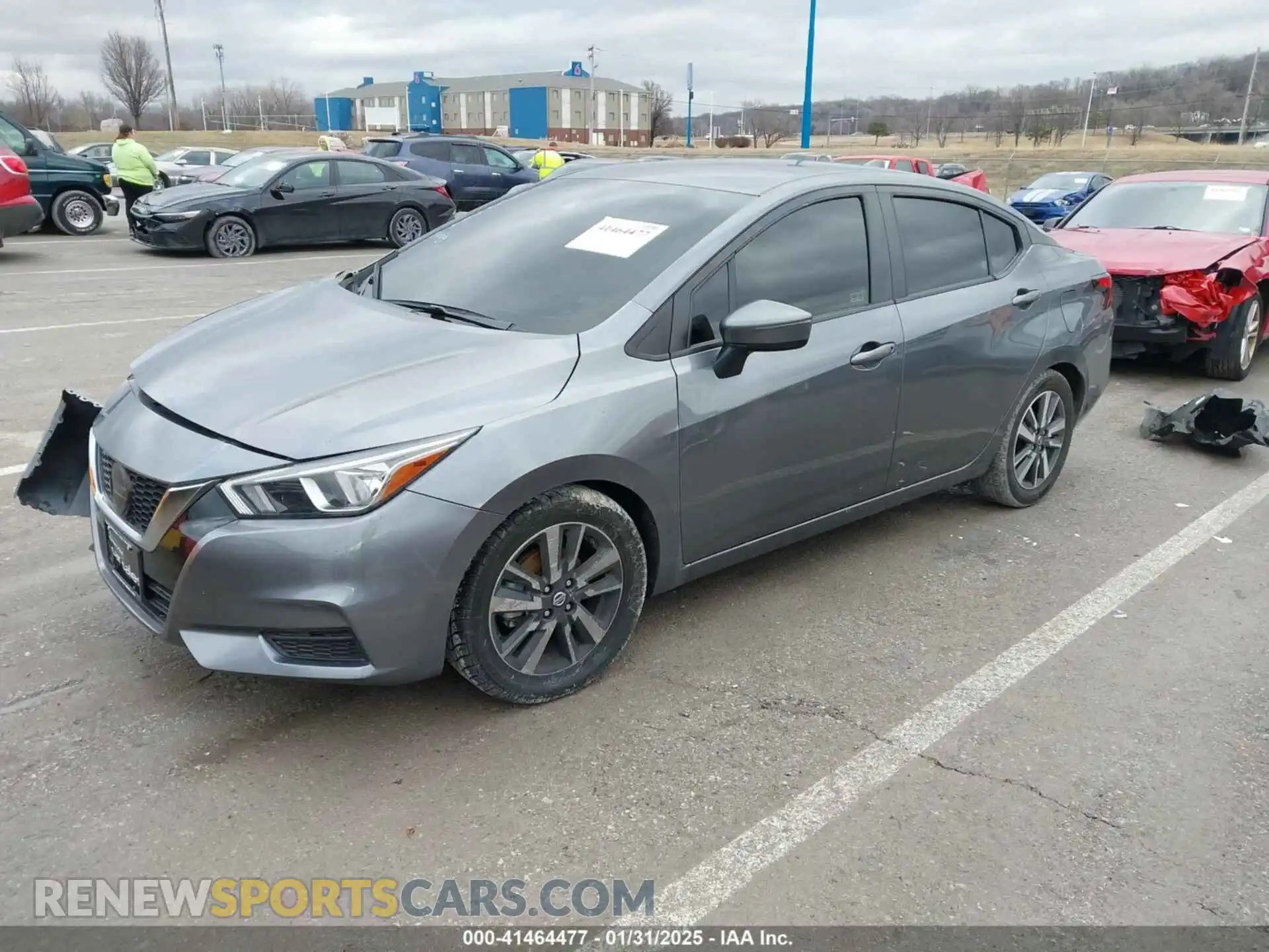 2 Photograph of a damaged car 3N1CN8EV1ML884592 NISSAN VERSA 2021