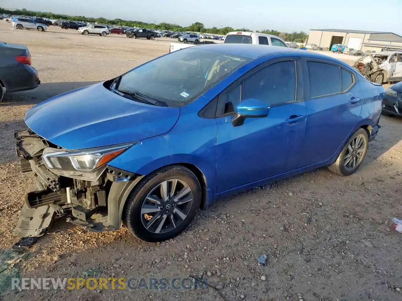1 Photograph of a damaged car 3N1CN8EV1ML896032 NISSAN VERSA 2021