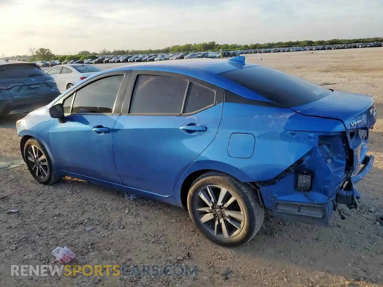 2 Photograph of a damaged car 3N1CN8EV1ML896032 NISSAN VERSA 2021