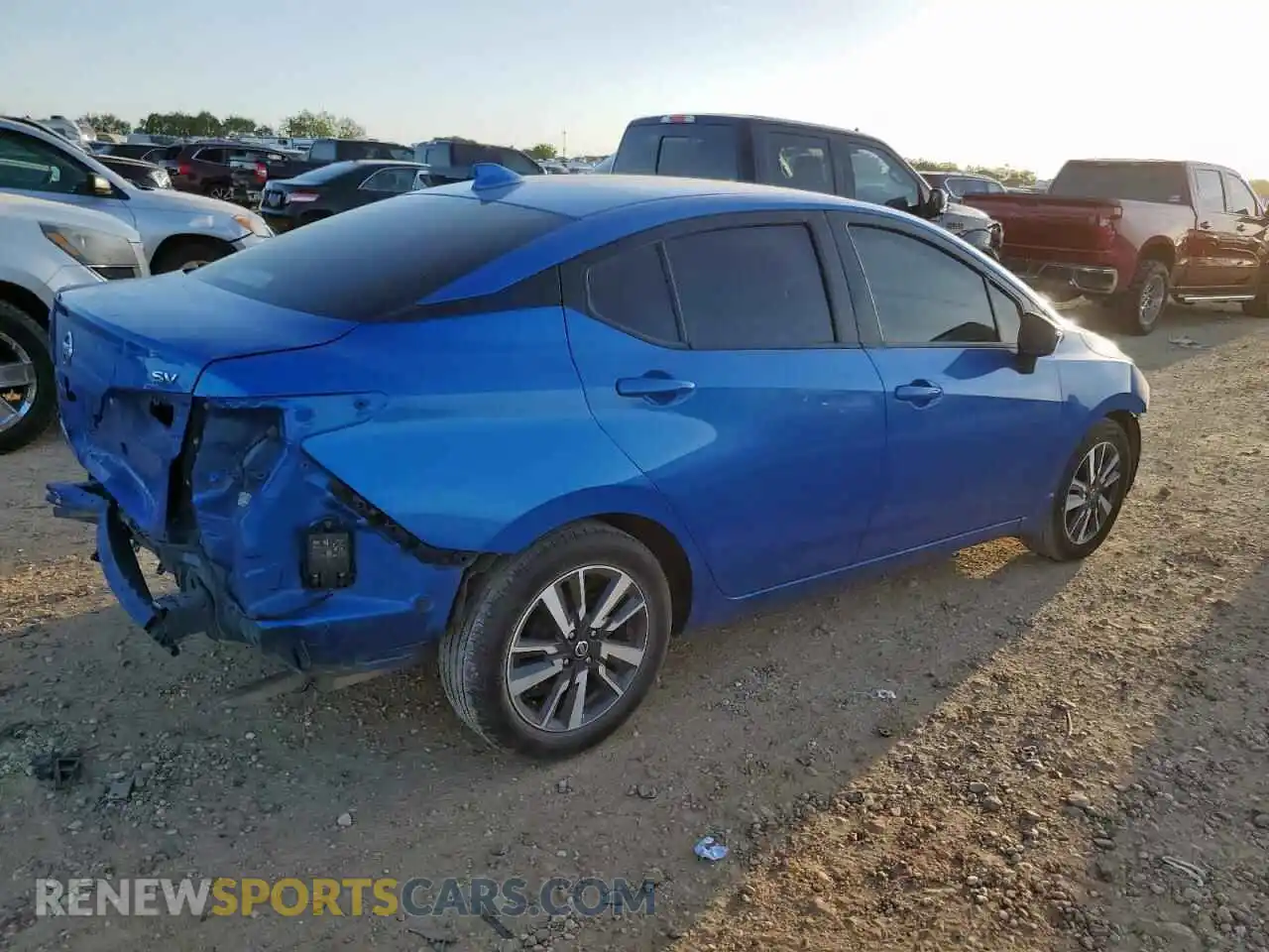 3 Photograph of a damaged car 3N1CN8EV1ML896032 NISSAN VERSA 2021