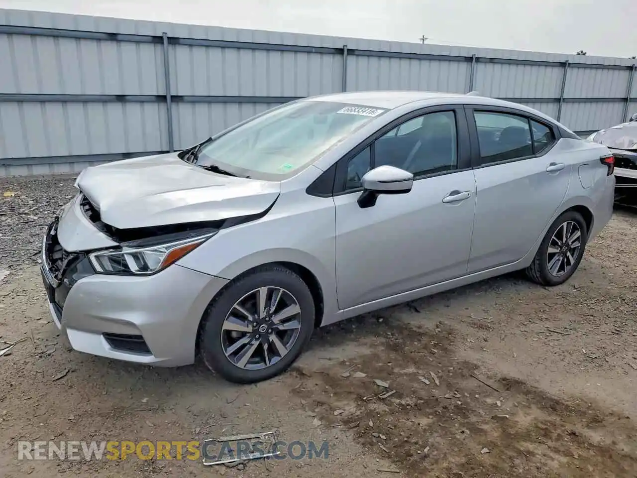 1 Photograph of a damaged car 3N1CN8EV2ML827740 NISSAN VERSA 2021