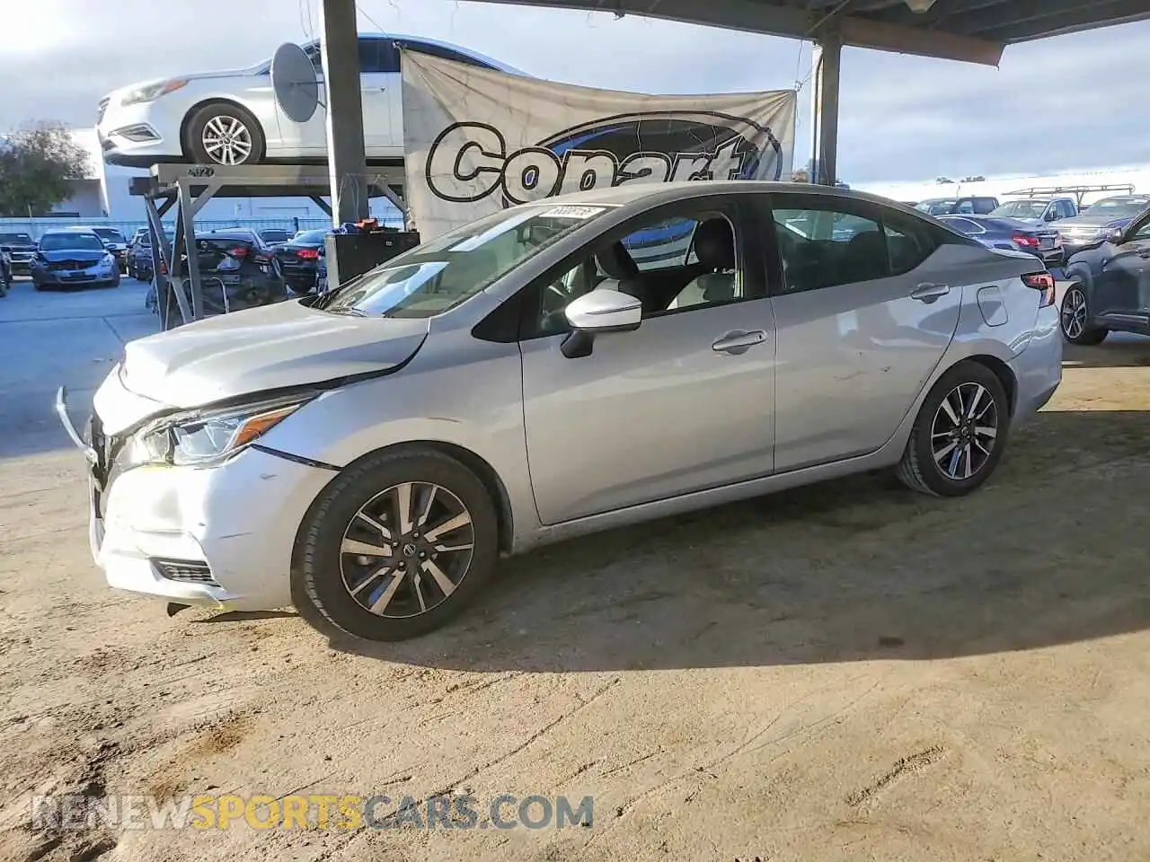 1 Фотография поврежденного автомобиля 3N1CN8EV2ML828595 NISSAN VERSA 2021