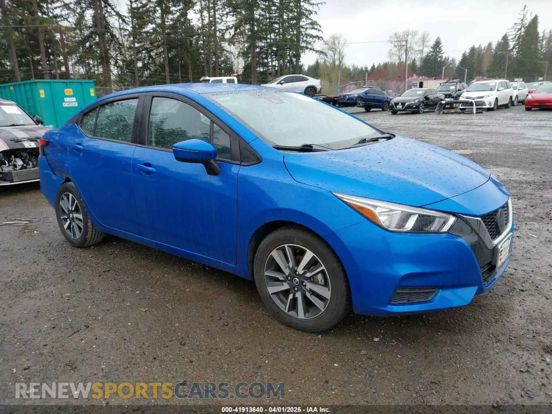 1 Photograph of a damaged car 3N1CN8EV2ML830282 NISSAN VERSA 2021