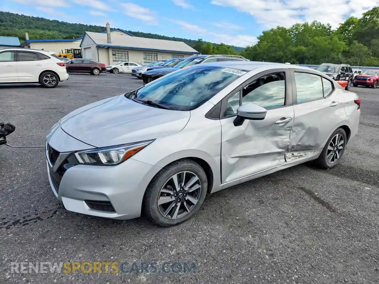 1 fotografías del automóvil dañado 3N1CN8EV2ML839645 NISSAN VERSA 2021