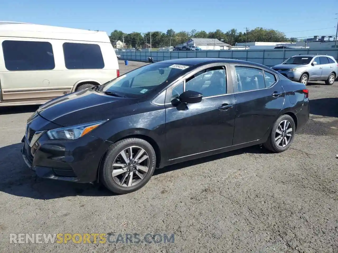 1 Photograph of a damaged car 3N1CN8EV2ML853299 NISSAN VERSA 2021
