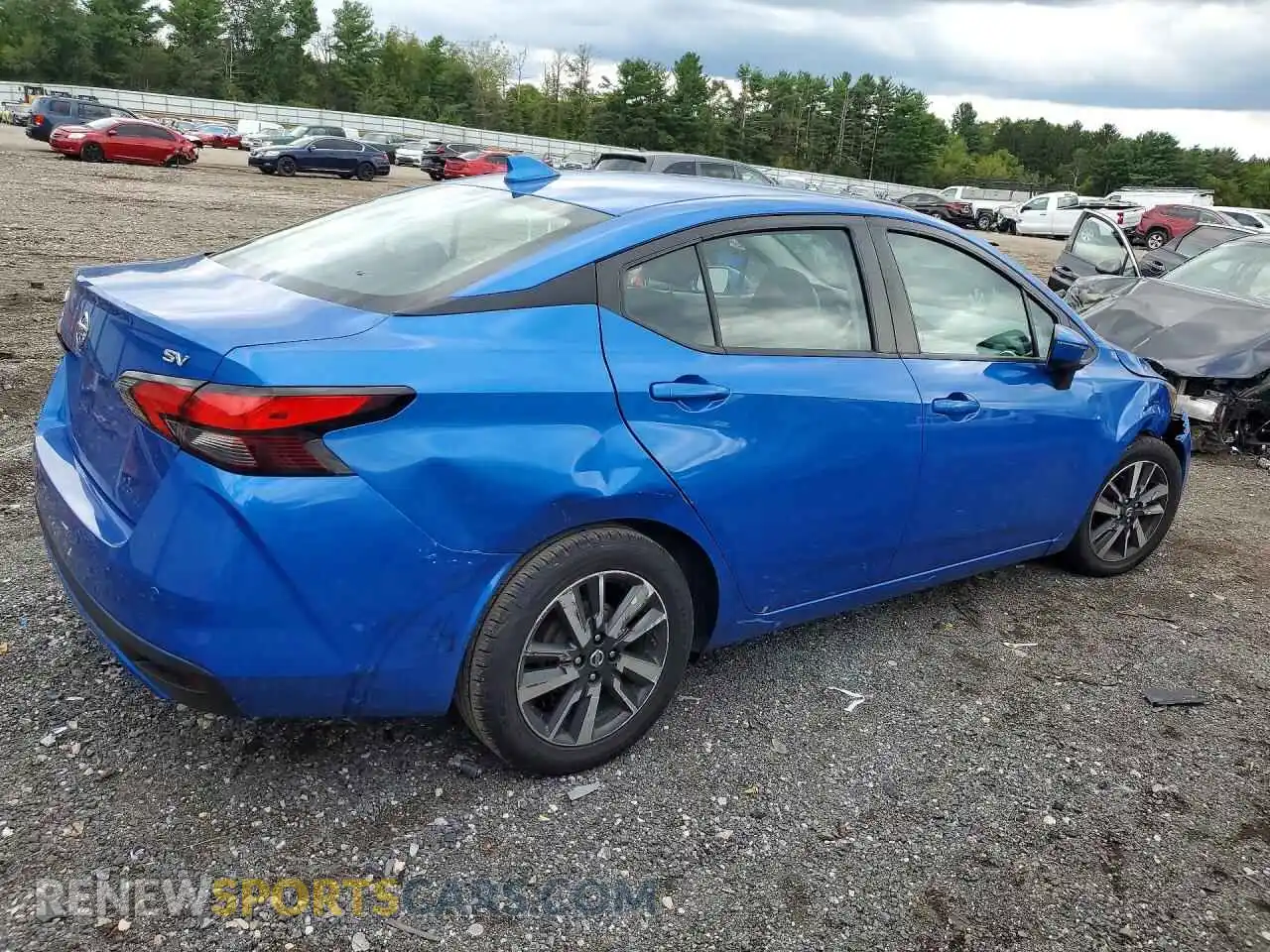 3 Photograph of a damaged car 3N1CN8EV2ML871110 NISSAN VERSA 2021