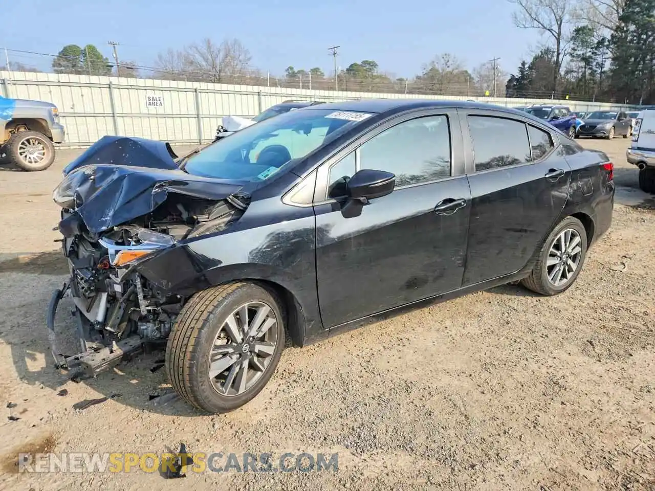 1 Photograph of a damaged car 3N1CN8EV2ML878607 NISSAN VERSA 2021
