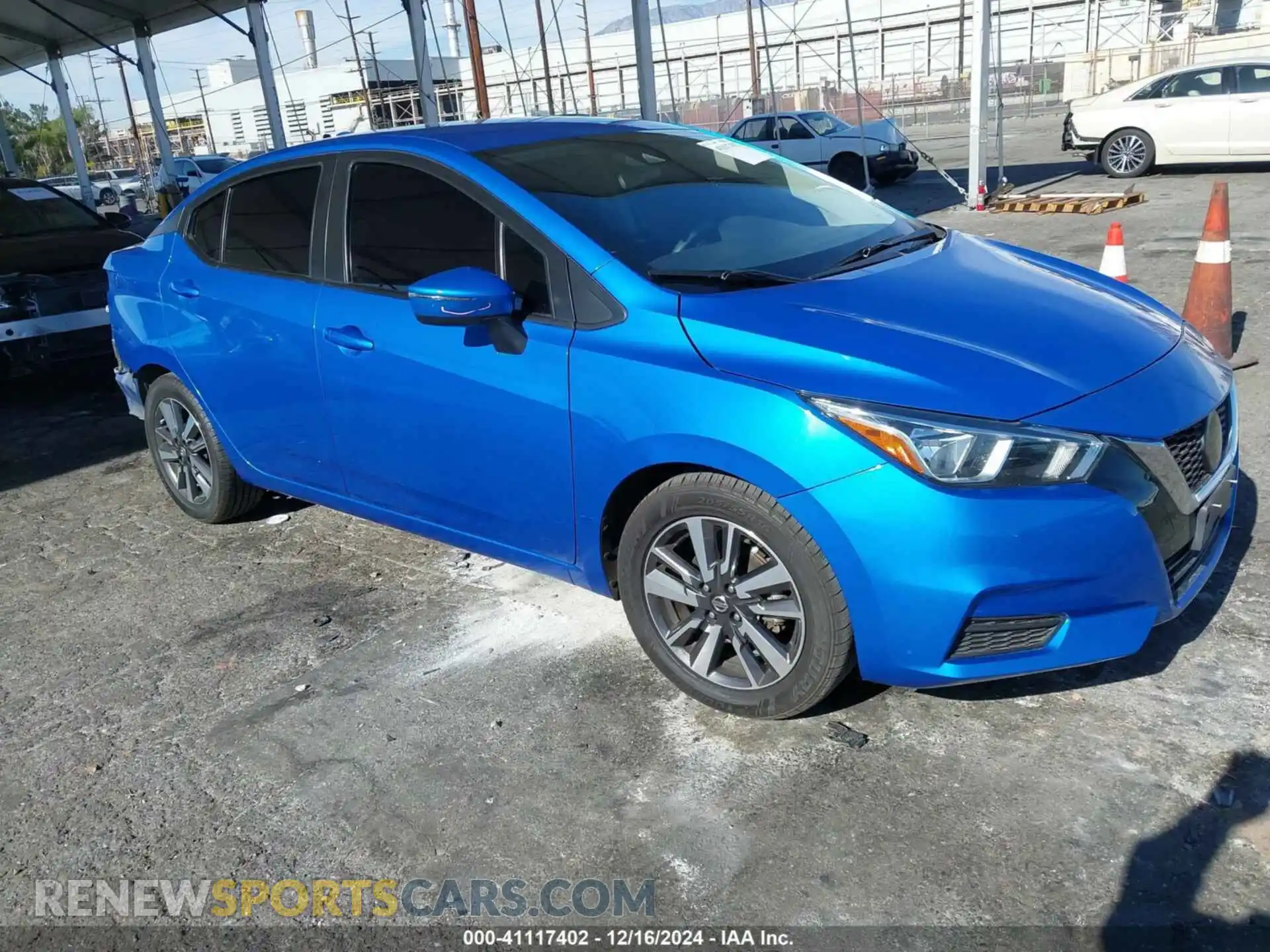 1 Photograph of a damaged car 3N1CN8EV2ML885329 NISSAN VERSA 2021