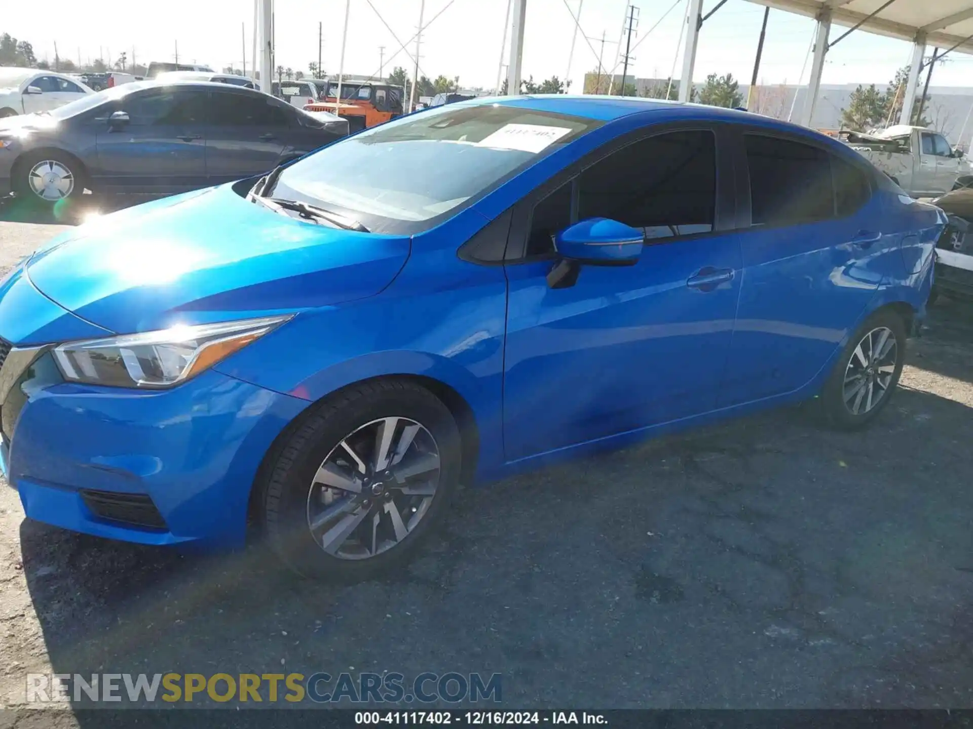 2 Photograph of a damaged car 3N1CN8EV2ML885329 NISSAN VERSA 2021