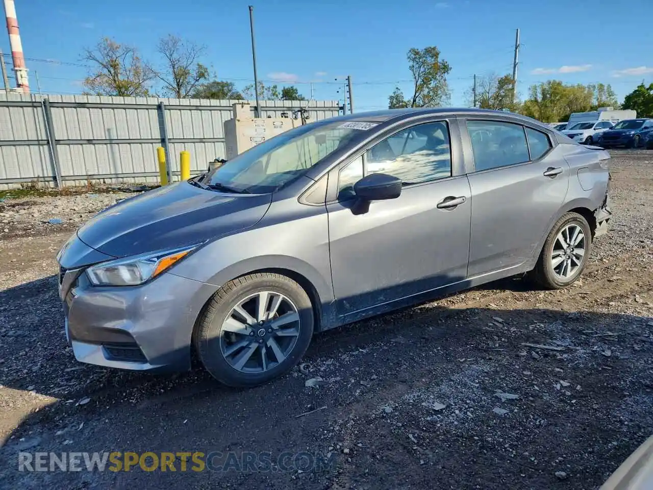 1 fotografías del automóvil dañado 3N1CN8EV2ML886030 NISSAN VERSA 2021