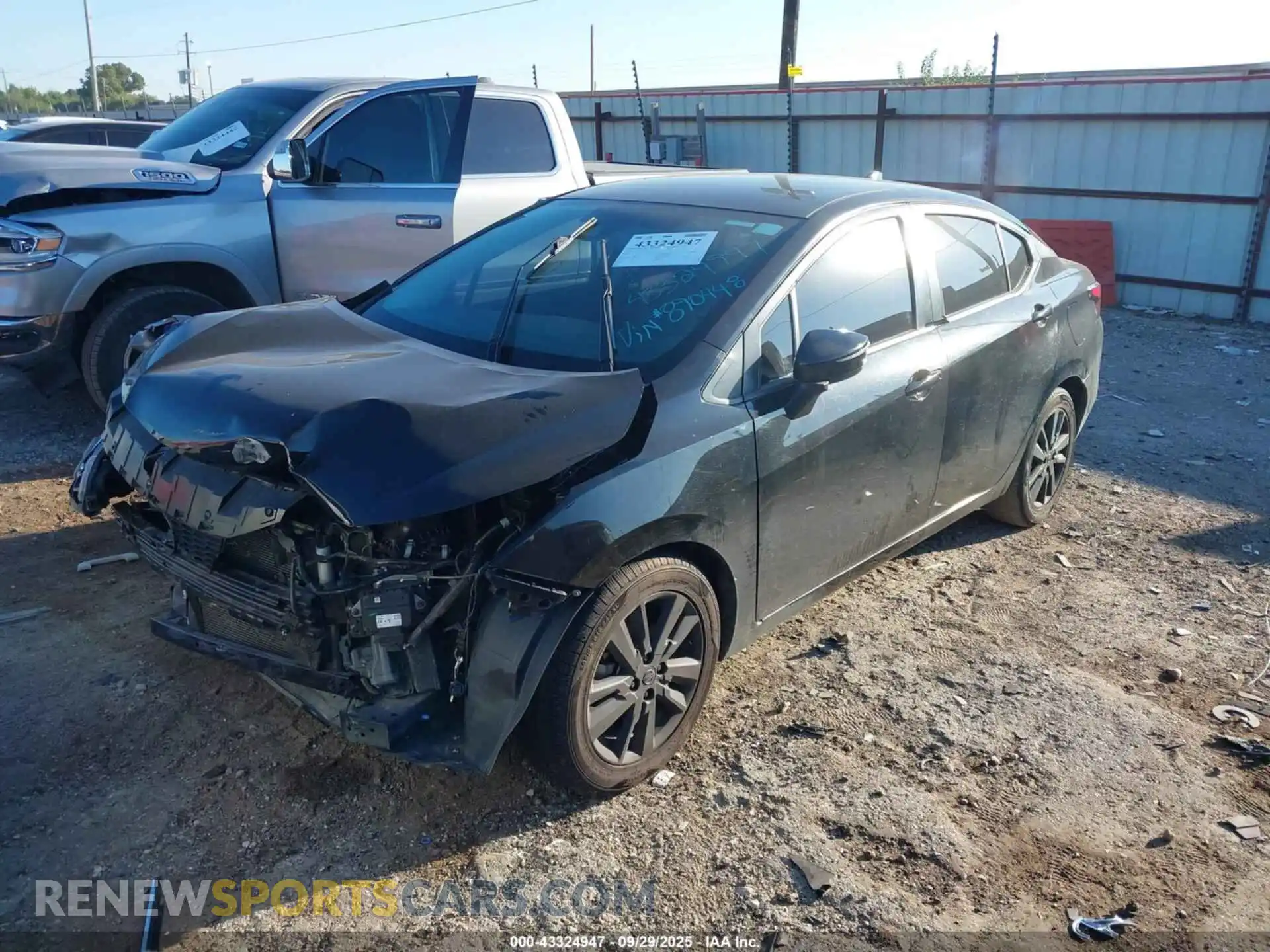 2 Photograph of a damaged car 3N1CN8EV2ML890448 NISSAN VERSA 2021