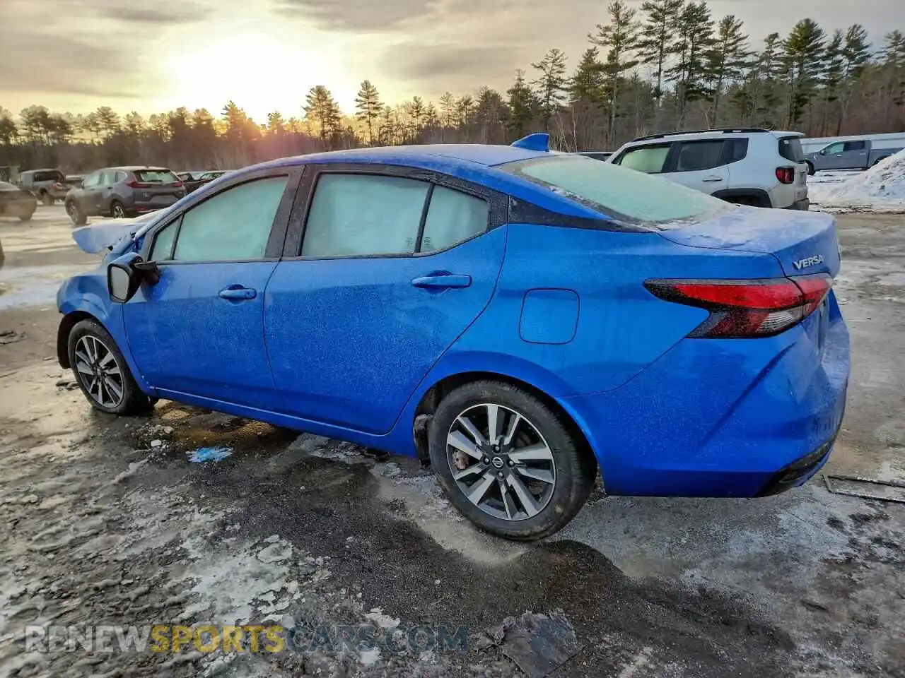 2 Photograph of a damaged car 3N1CN8EV2ML892281 NISSAN VERSA 2021