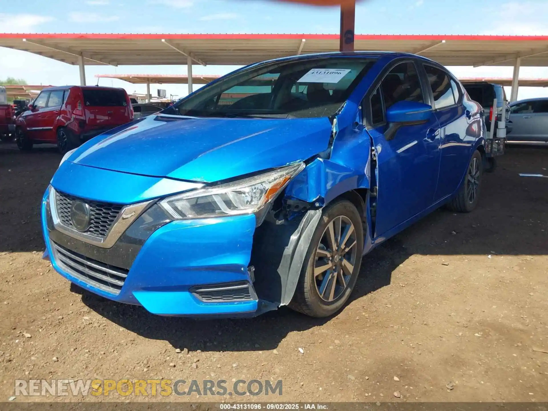2 Photograph of a damaged car 3N1CN8EV2ML892460 NISSAN VERSA 2021