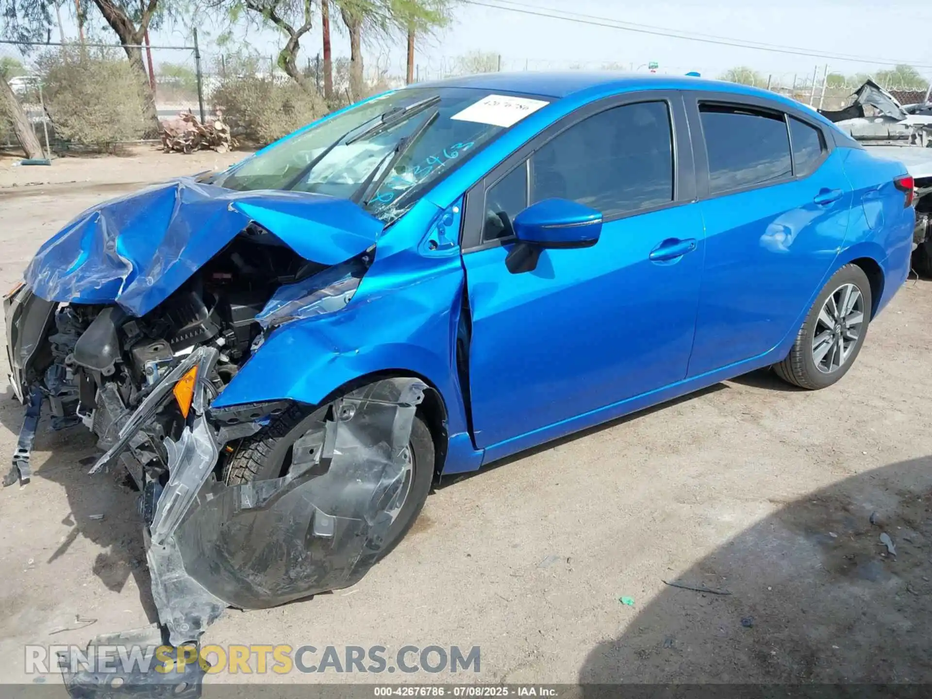 2 Photograph of a damaged car 3N1CN8EV2ML893463 NISSAN VERSA 2021