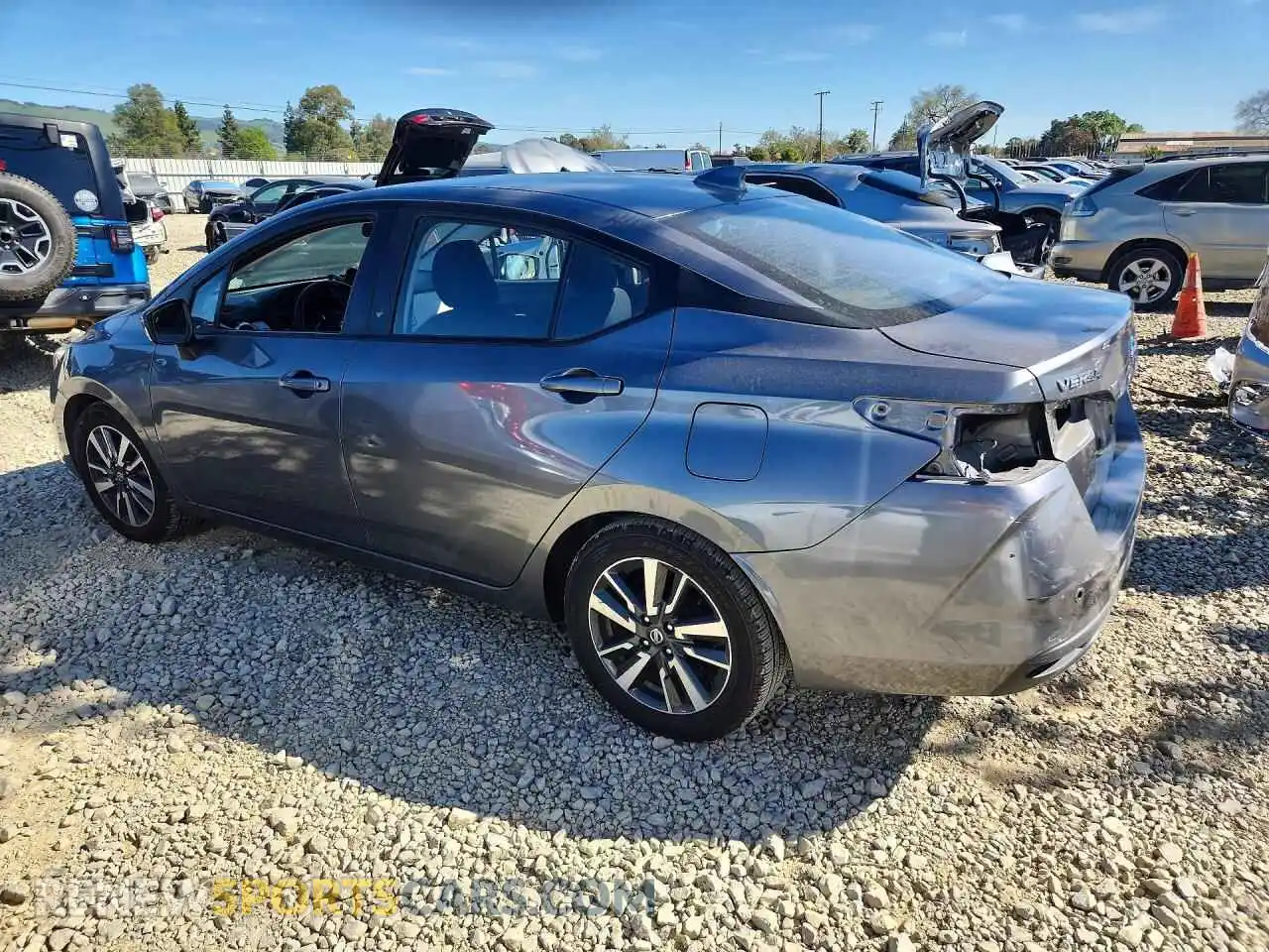 2 Photograph of a damaged car 3N1CN8EV2ML924016 NISSAN VERSA 2021