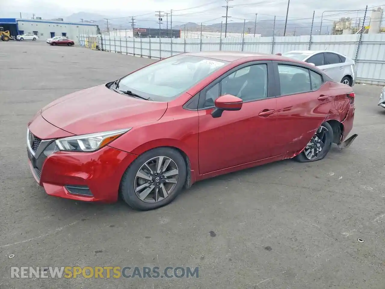 1 Photograph of a damaged car 3N1CN8EV3ML806315 NISSAN VERSA 2021