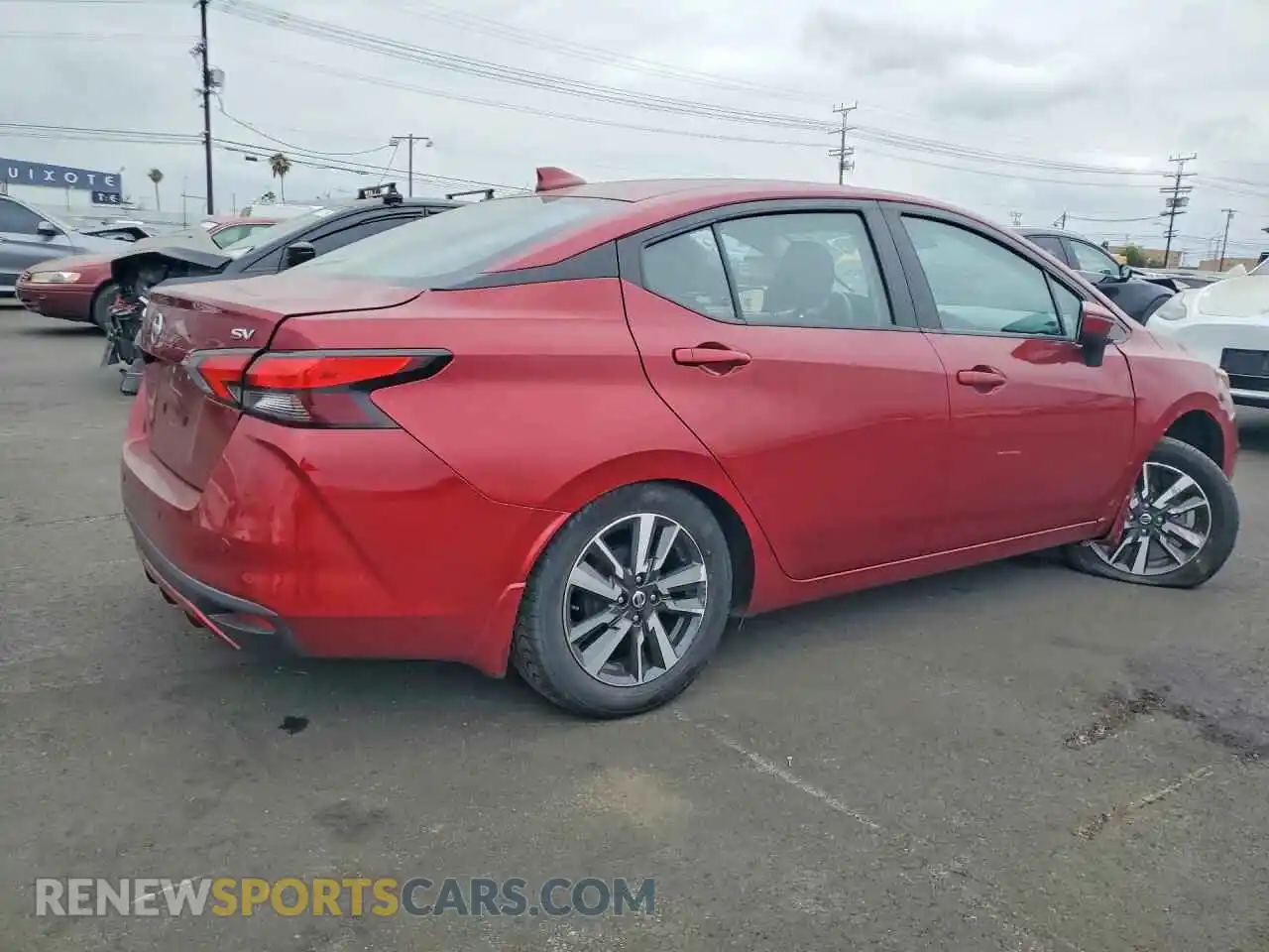 3 Photograph of a damaged car 3N1CN8EV3ML806315 NISSAN VERSA 2021