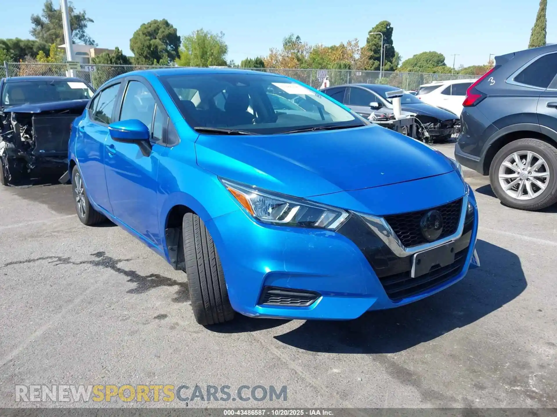 1 Photograph of a damaged car 3N1CN8EV3ML807688 NISSAN VERSA 2021