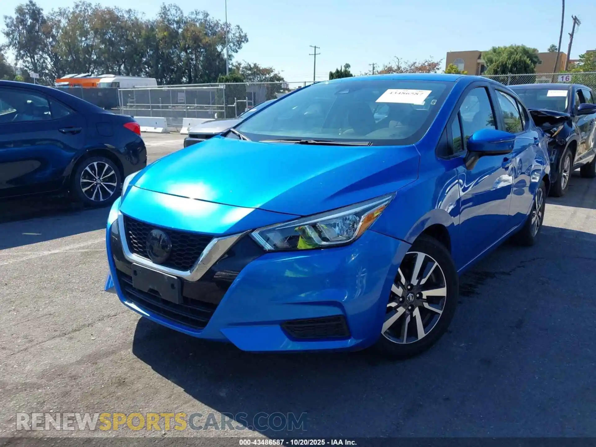 2 Photograph of a damaged car 3N1CN8EV3ML807688 NISSAN VERSA 2021
