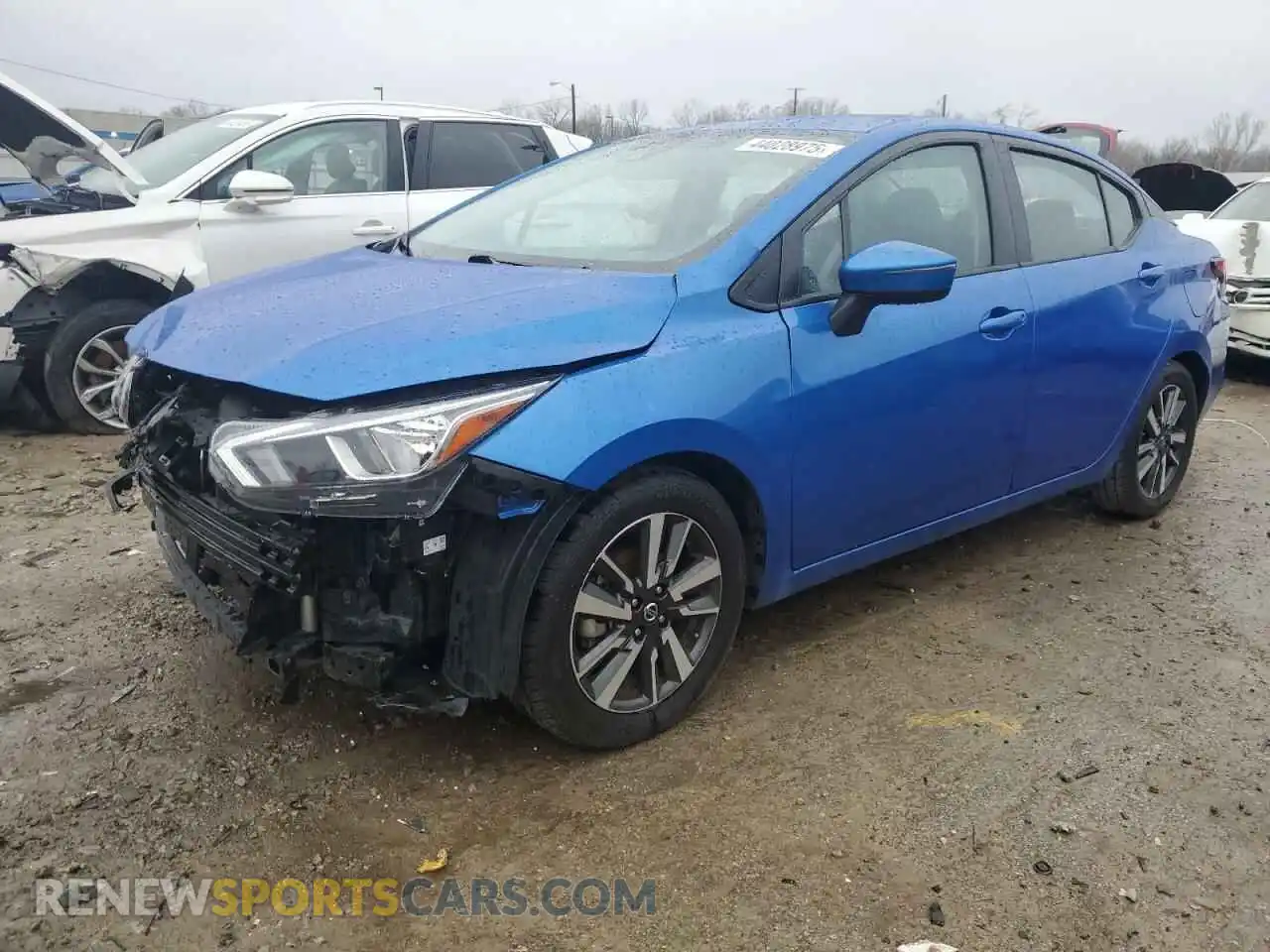 1 Photograph of a damaged car 3N1CN8EV3ML812079 NISSAN VERSA 2021