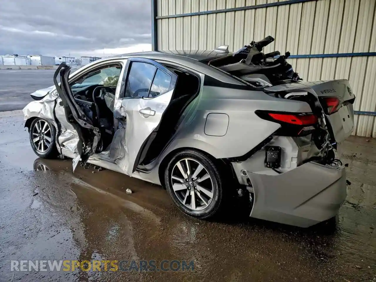 2 Photograph of a damaged car 3N1CN8EV3ML818318 NISSAN VERSA 2021