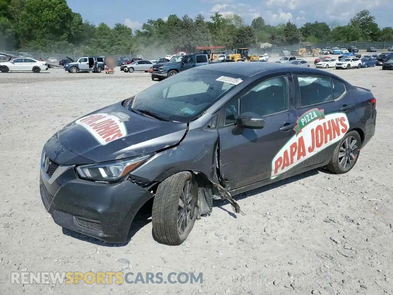 1 Photograph of a damaged car 3N1CN8EV3ML826239 NISSAN VERSA 2021