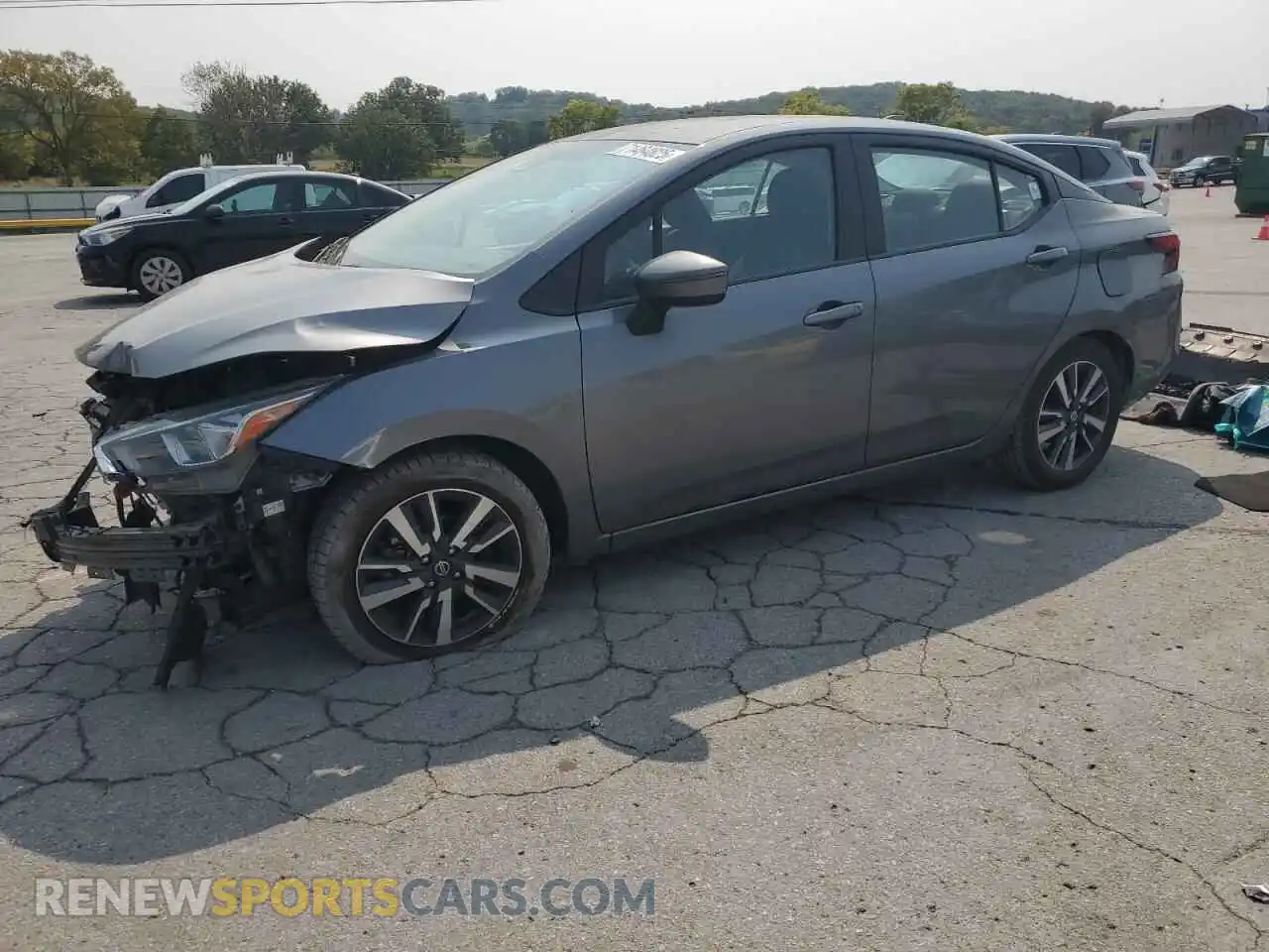 1 Photograph of a damaged car 3N1CN8EV3ML829870 NISSAN VERSA 2021