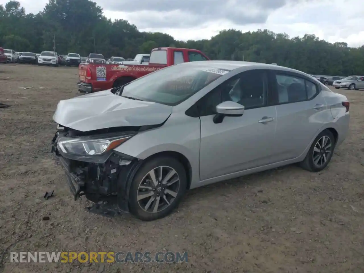 1 Photograph of a damaged car 3N1CN8EV3ML830906 NISSAN VERSA 2021