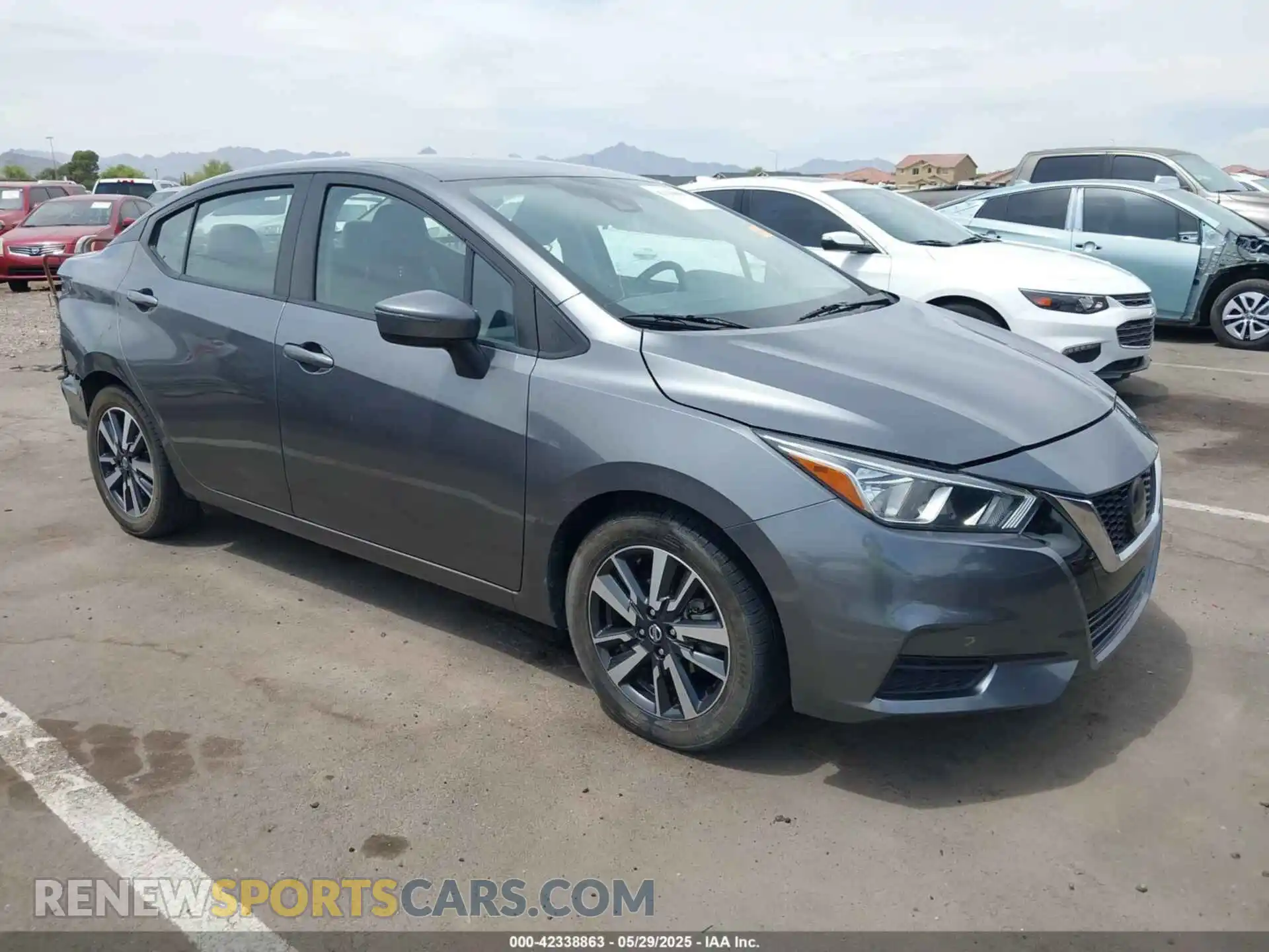 1 Photograph of a damaged car 3N1CN8EV3ML831019 NISSAN VERSA 2021